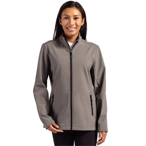 Clique Tempo Recycled Stretch Softshell Womens Full Zip J...