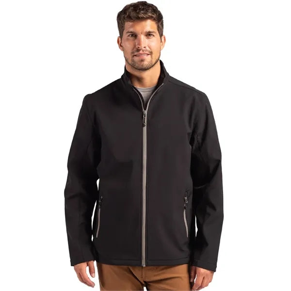 Clique Tempo Recycled Stretch Softshell Mens Full Zip Jacket