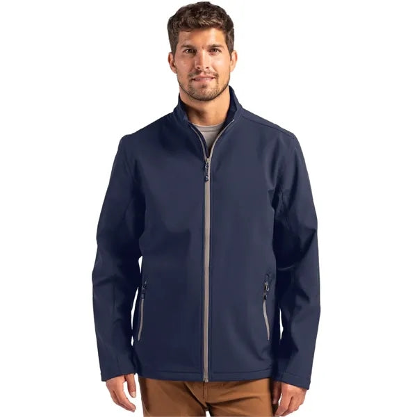 Clique Tempo Recycled Stretch Softshell Mens Full Zip Jacket