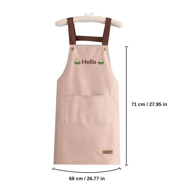 Waterproof and Oil-resistant Wipeable Apron