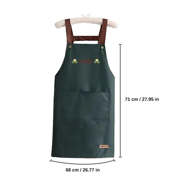Waterproof and Oil-resistant Wipeable Apron