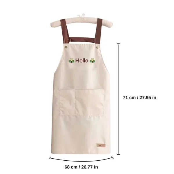 Waterproof and Oil-resistant Wipeable Apron