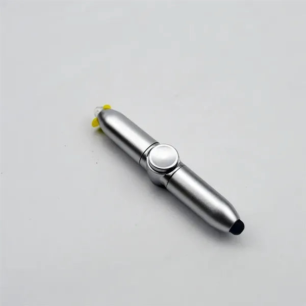 Fingertip Gyro Ballpoint Pen LED Illuminated Stylus