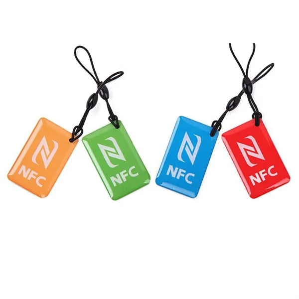 Smart Epoxy NFC Card with Keychain