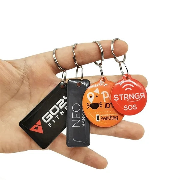 Smart Epoxy NFC Card with Keychain