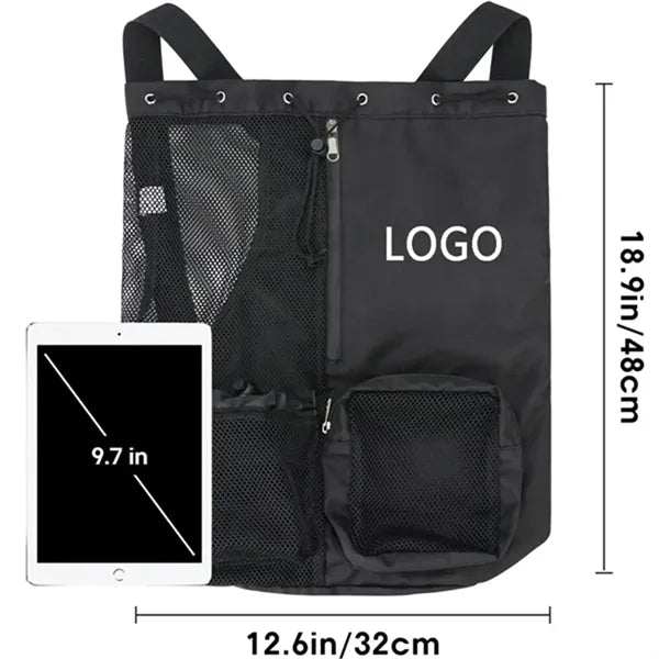 Mesh Drawstring Bag For Beach