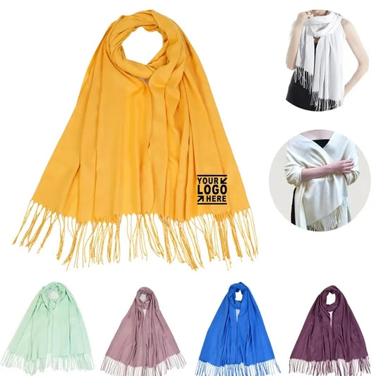 79" x 27" Womens Pashmina Shawl Wraps Cashmere Winter Scarf