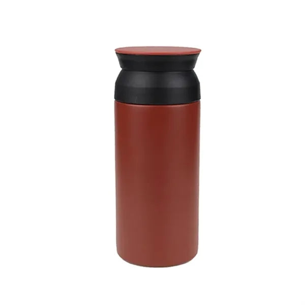 12oz Stainless Steel Water Bottle with Flattop Lid