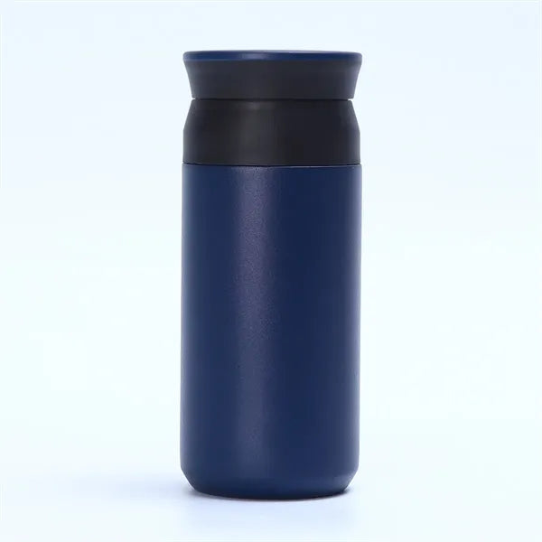12oz Stainless Steel Water Bottle with Flattop Lid