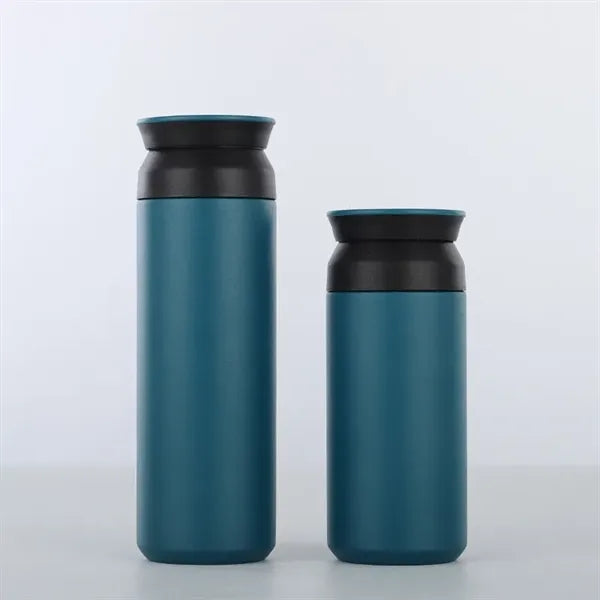 12oz Stainless Steel Water Bottle with Flattop Lid