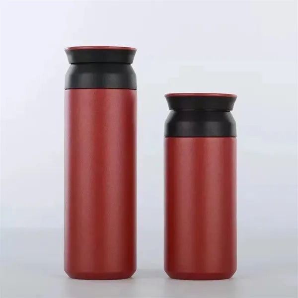 12oz Stainless Steel Water Bottle with Flattop Lid