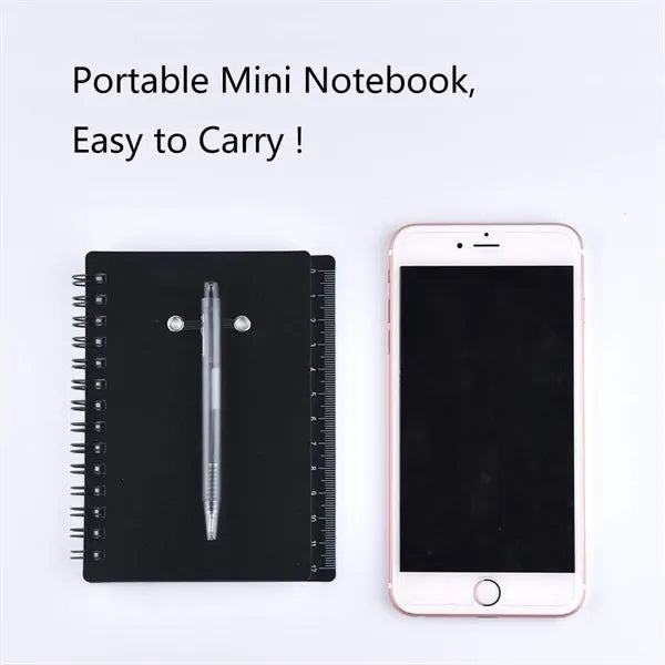 Notebook Pocket Notepad with Pen and Sticky Notes