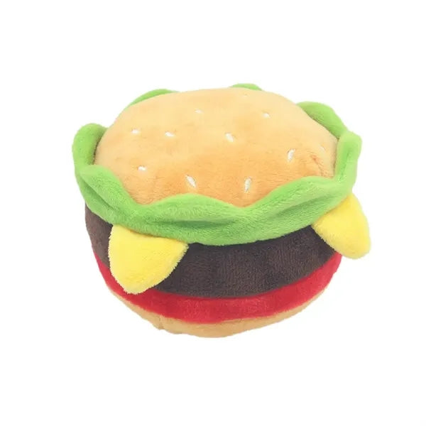 Food Stuffed Pet Plush Sound Toy