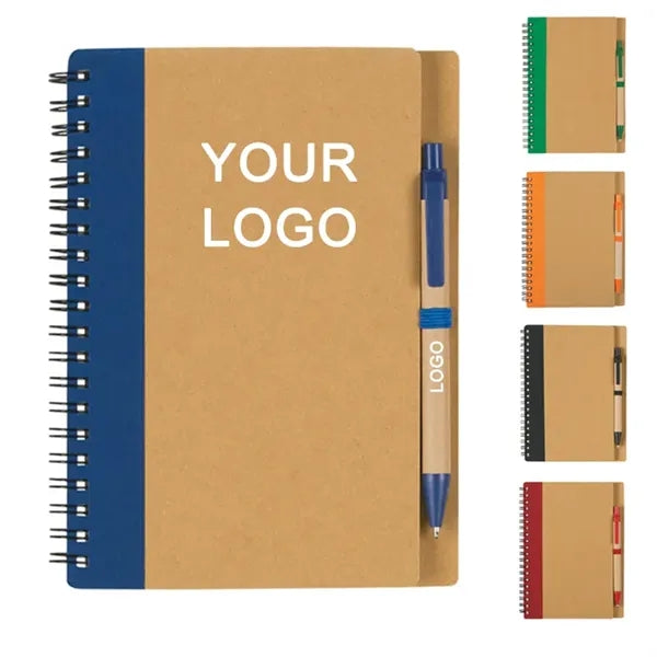 Spiral Notebook with Pen