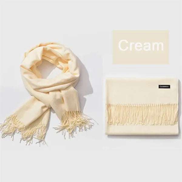 Large Soft Cashmere Feel Pashmina Shawl Scarf