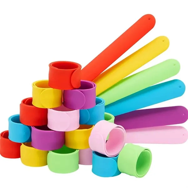 Colorful Customizable Slap Bracelets For Kids