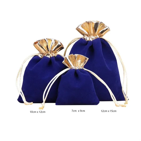 Drawstrings Velvet Bags for Jewelry Gift