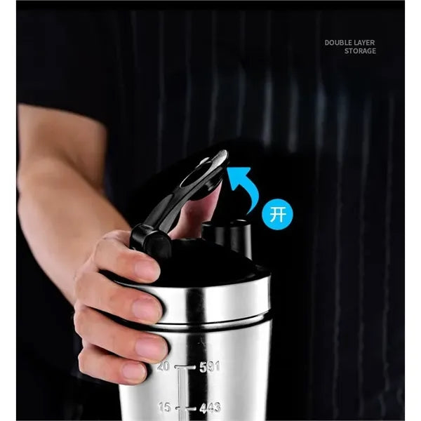 Single Layer 304 Stainless Steel Shake Cup