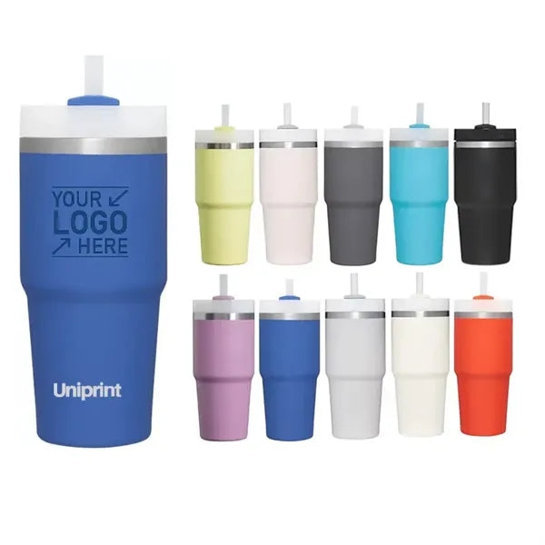 14OZ Vacuum Insulated Tumbler with Lid and Straw