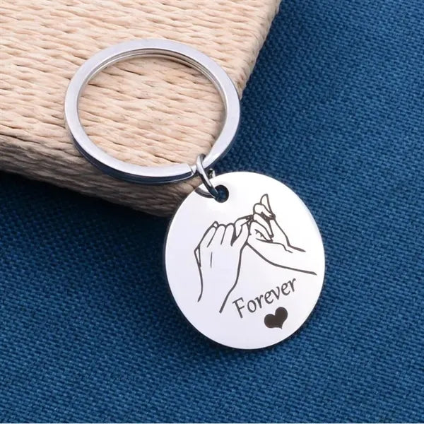 Round Stainless Steel Key Ring