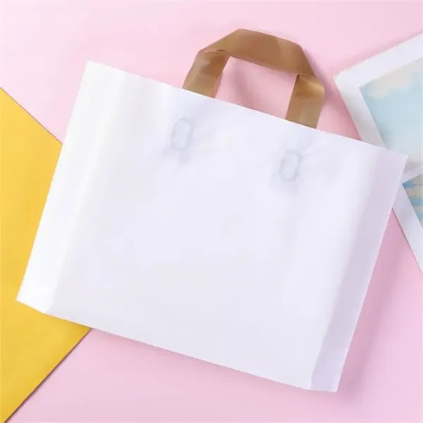 Plastic Bags with Soft Handle Gift Merchandise Sack