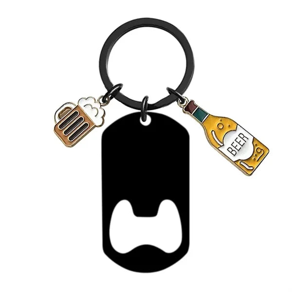 Stainless Steel Bottle Opener Keychain