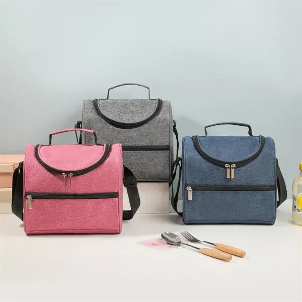 Crossbody Half-Moon Shaped Cooler Bag with Handle