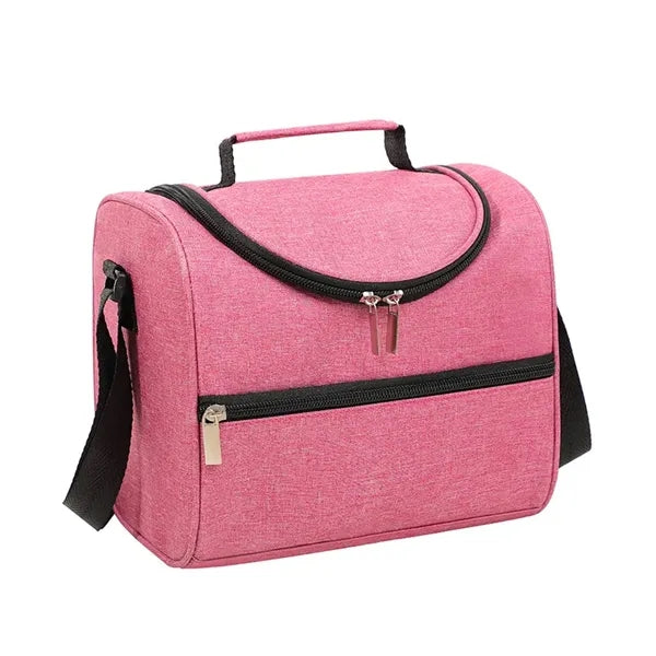 Crossbody Half-Moon Shaped Cooler Bag with Handle