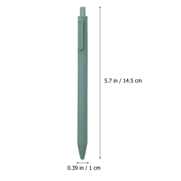Plastic Click Action Retractable Gel Ink Ballpoint Pen