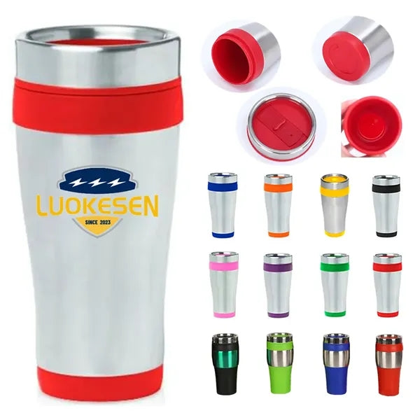 16oz Double Wall Insulated Travel Mugs