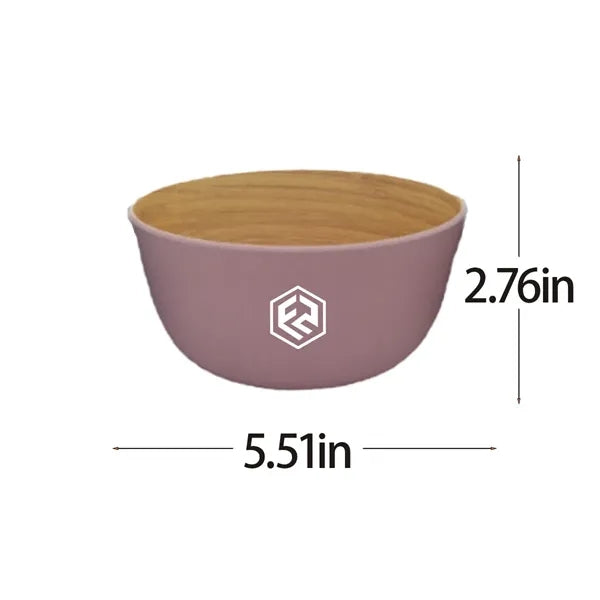 Practical Fashional Salad Bowl Woodgrain Series