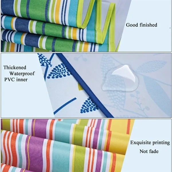 Foldable Waterproof Picnic Blanket With Handle