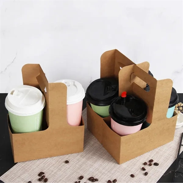 2 Cups Drink Carrier With Handles