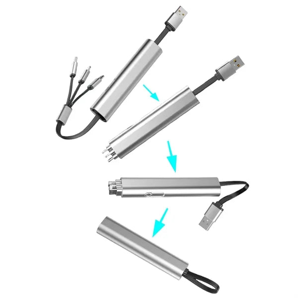 Retractable Multi-Charging Cable