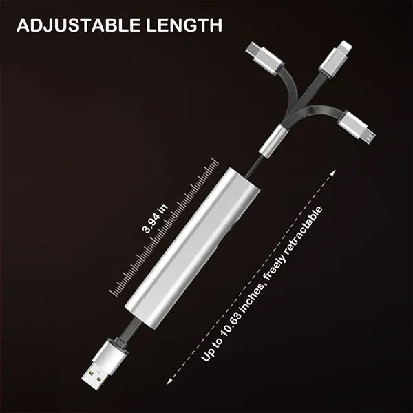 Retractable Multi-Charging Cable