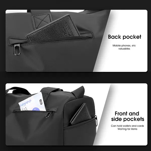 Multi-Compartment Waterproof Travel Duffel Bag