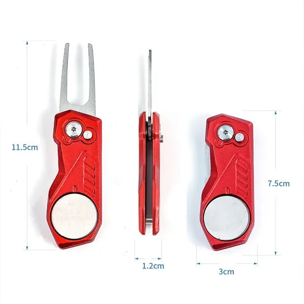 Foldable Golf Divot Repair Tool