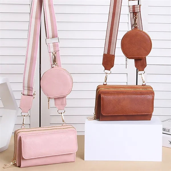 Leather Multi-Function Crossbody Bag Set
