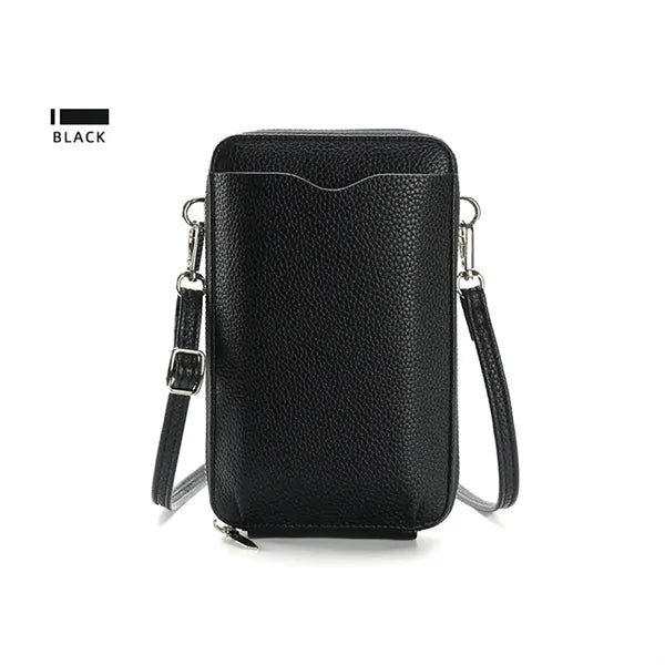 Leather Crossbody Phone Pouch