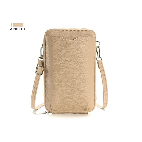 Leather Crossbody Phone Pouch