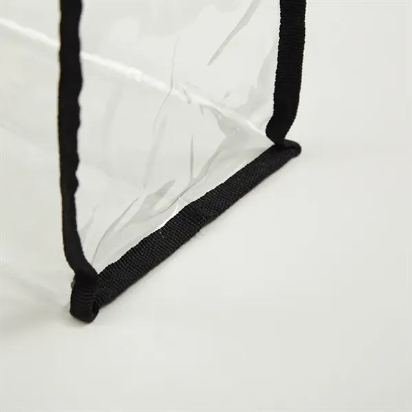 Clear PVC Plastic Stadium Tote Bag