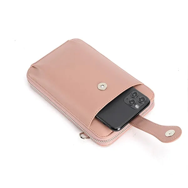 Leather Crossbody Phone Bag