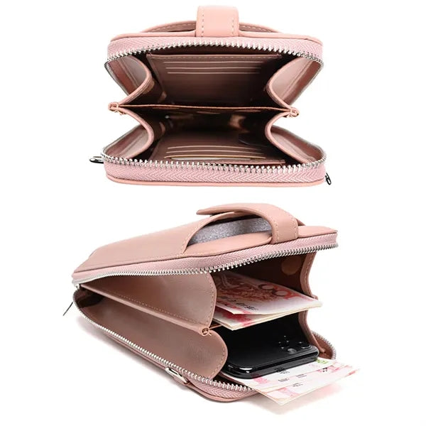 Leather Crossbody Phone Bag