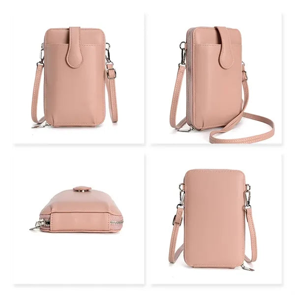 Leather Crossbody Phone Bag