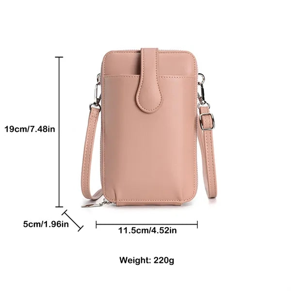 Leather Crossbody Phone Bag
