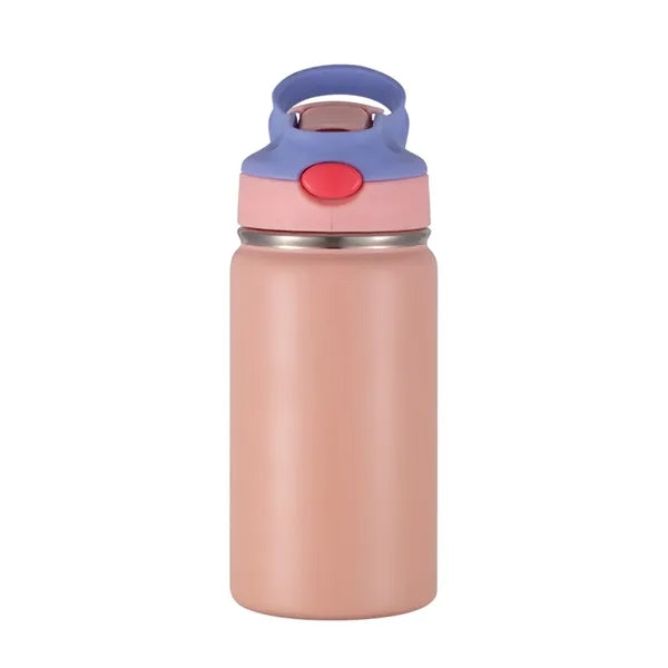 12 oz Stainless Steel Kids' Insulated Bottle with Straw