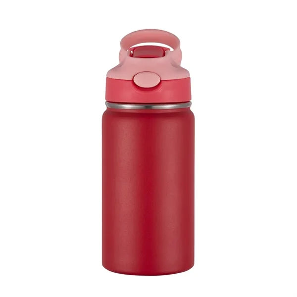 12 oz Stainless Steel Kids' Insulated Bottle with Straw