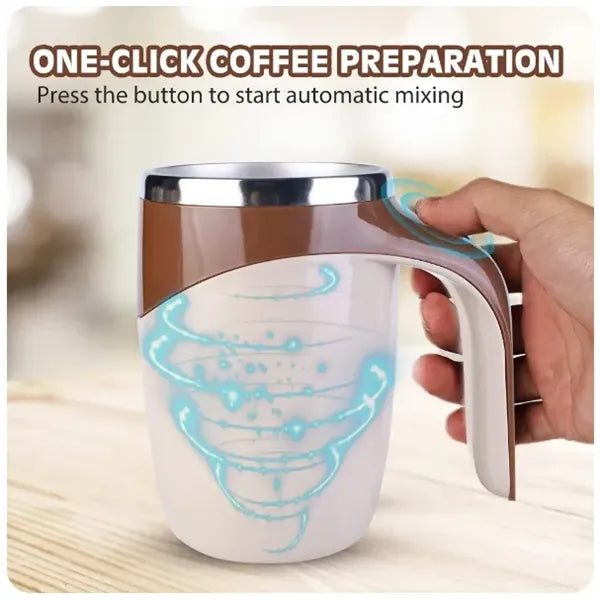12oz Automatic Electric Mixing Cup Self Stirring Coffee Mug