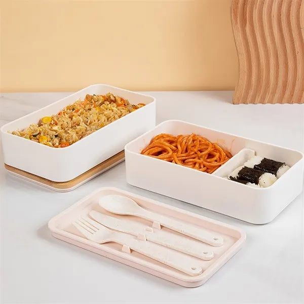 Bamboo Bento Lunch Box Eco-friendly Food Storage Gift