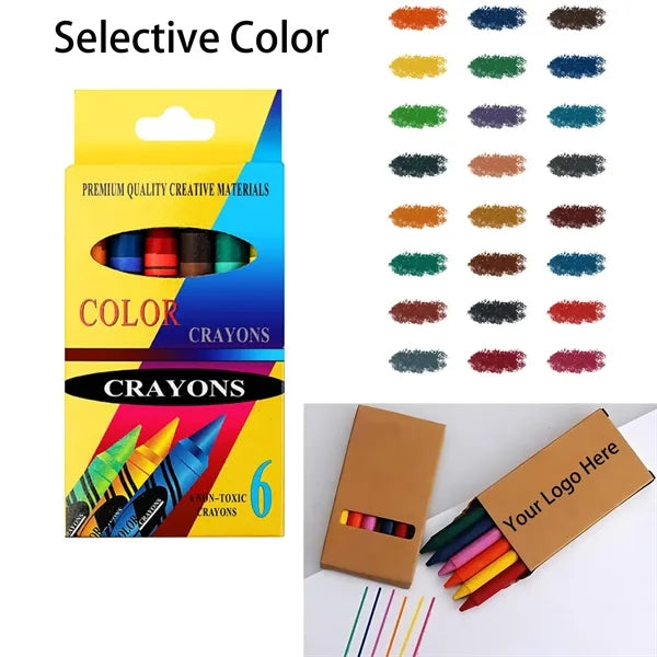 Box of Crayons Non-Toxic Color Coloring School Supplies